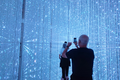 チームラボプラネッツの水のインスタレーション