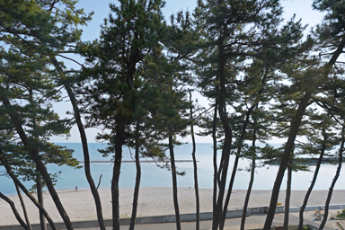 皆生温泉の海岸と浜