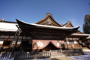 高野山の金剛峯寺の本堂