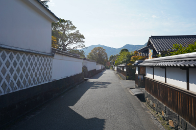 萩の江戸の町並み