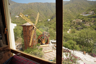 ハニーハウスにある風車