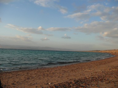 アカバのプライベート感のある静かなビーチ