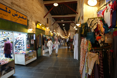 スーク・ワキーフの昔を再現した建物内部