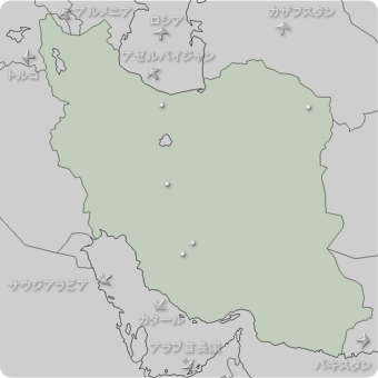 イランの地図