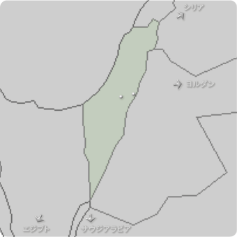 イスラエルの地図