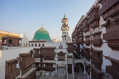 タイバット博物館の1つでも美しい出窓がずらっと並ぶ