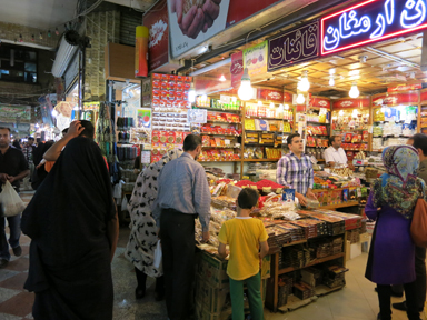 レザーバザールのスパイスを売るお店