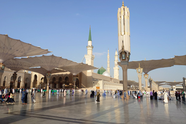 メディナの預言者ムハンマドが眠るモスクの見どころ