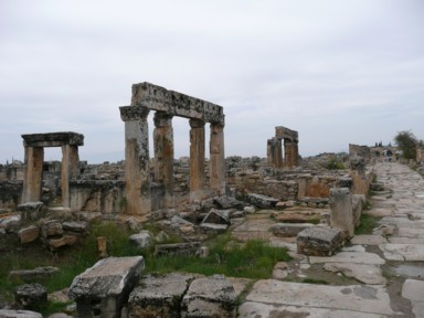 パムッカレの周りの町の遺跡