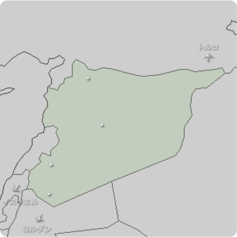 シリアの地図