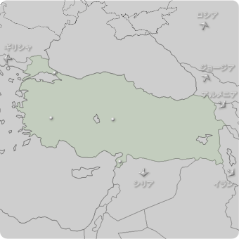 トルコの地図