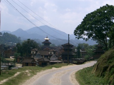パナウティの素朴で懐かしい町並み