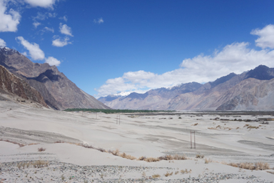 ヌブラに広がる白砂の砂丘