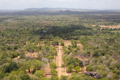 頂上から見下ろす広大な大地