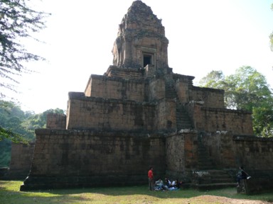 文明が混ざったようなマヤ遺跡っぽさもあるバクセイ・チャムクロンの遺跡