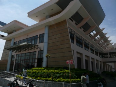 バベットの国境の出入国管理所の建物