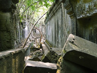 遺跡発見時の驚きを想像できる場所