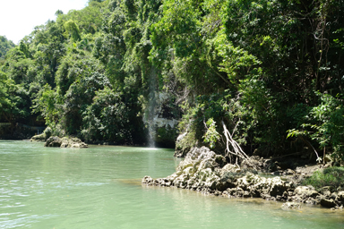 のどかなロボック川のクルーズ
