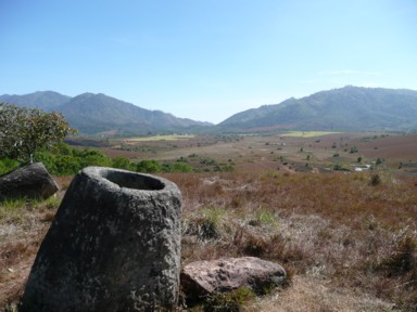 石壺の周りは大自然