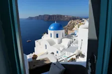 サントリーニ島の写真