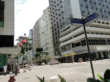 リオデジャネイロののんびりとした大都市の風景