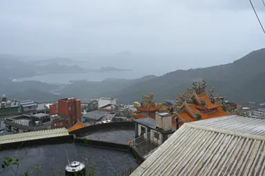 九份の海まで見渡す景色