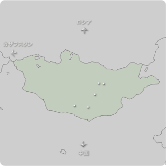 モンゴルの地図