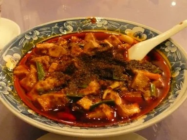 成都の元祖麻婆豆腐の姿
