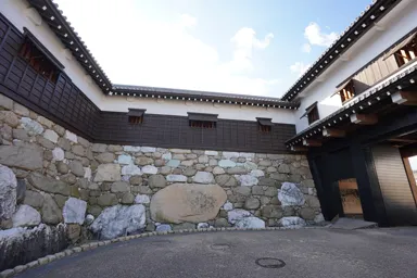 愛媛の今治城の石垣