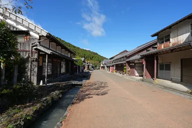 福井の熊川宿の古い町並み