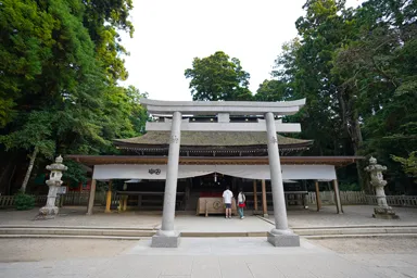 茨城の鹿島神社の本殿