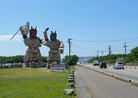 男鹿半島の巨大なまはげ