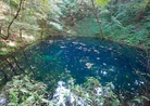 十二湖の真っ青な青湖