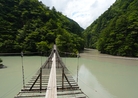 寸又峡の夢のつり橋