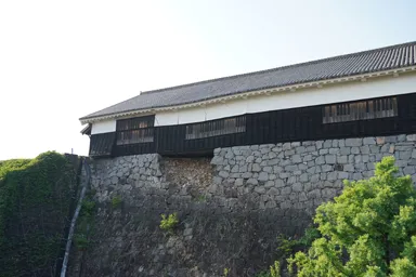 熊本城の崩れた石垣