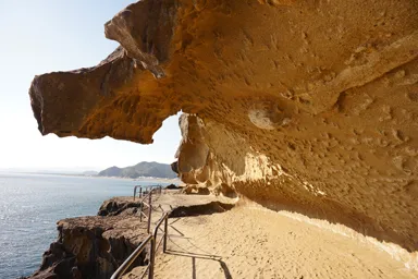 三重の鬼ヶ城の鬼の見張場の奇岩