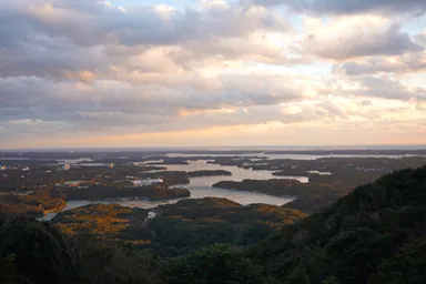 志摩の横山展望台からの英虞湾の眺め