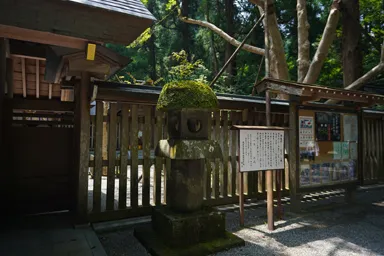 宮崎の天岩戸神社の境内風景