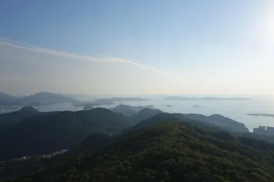 長崎の稲佐山からの島々