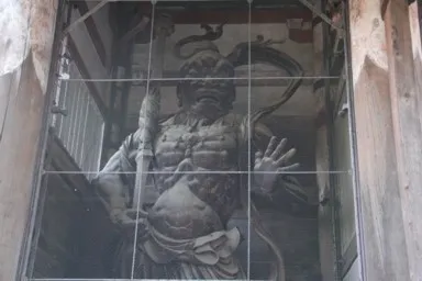 奈良の東大寺の南大門の金剛力士像