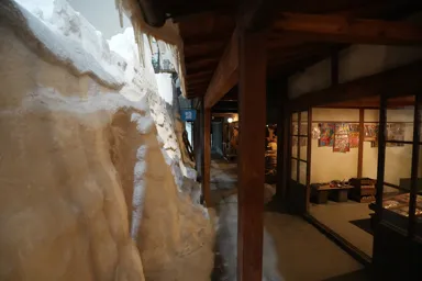 新潟県立歴史博物館の雁木通りの巨大ジオラマ