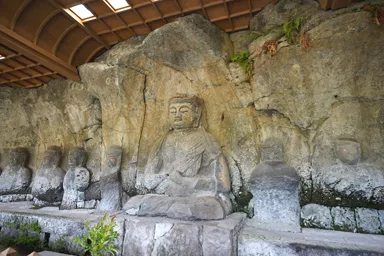 大分の臼杵石仏の磨崖仏群