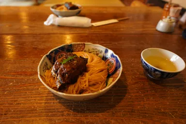 滋賀の長浜の焼鯖そうめん