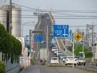 島根のベタ踏み坂の急勾配