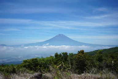 箱根の富士見ヶ丘公園からの富士山