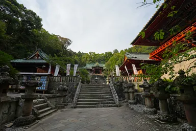 静岡の久能山東照宮の社殿