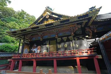 静岡の久能山東照宮の本堂