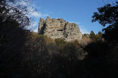 小豆島の寒霞渓の奇岩