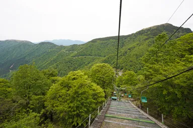 徳島の剣山のリフト