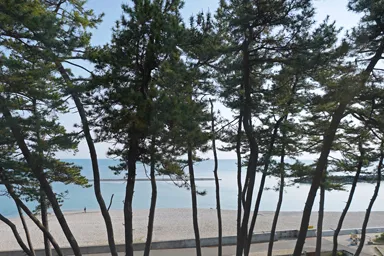 鳥取の皆生温泉の海岸と浜